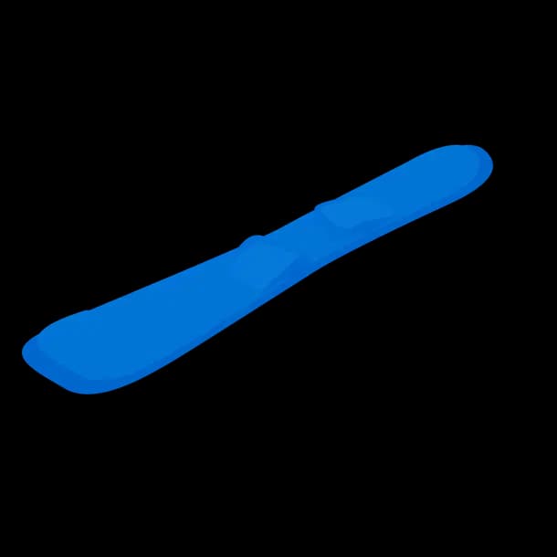 Blue Snowboard