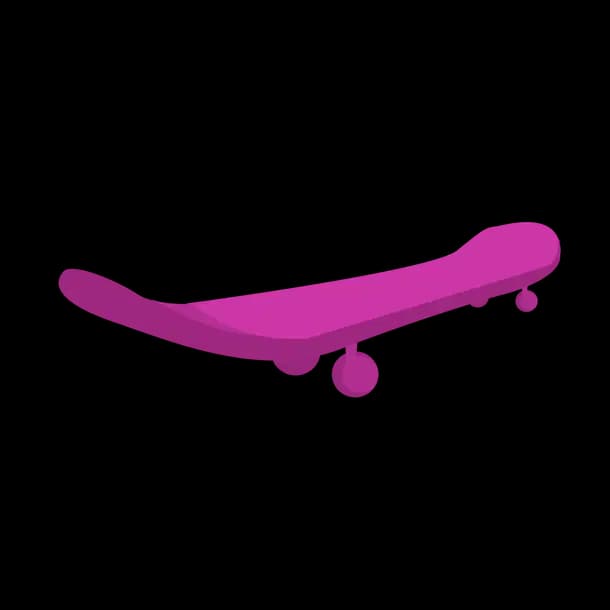 Pink Skateboard