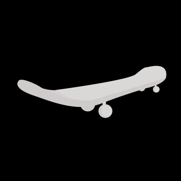 White Skateboard
