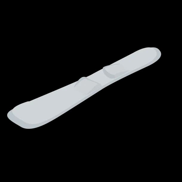 White Snowboard
