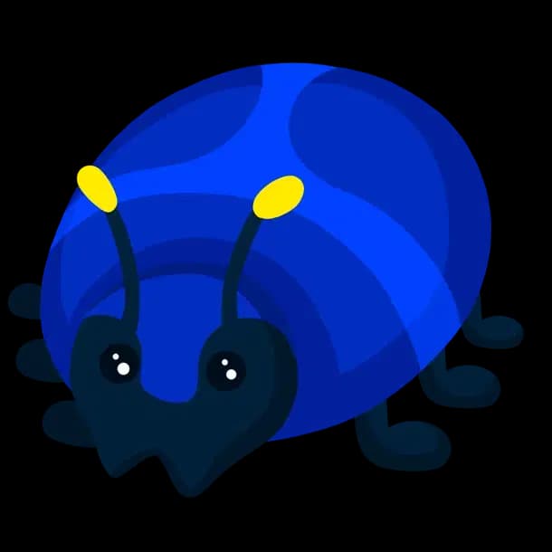 Giant Blue Scarab
