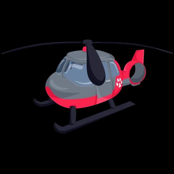 Fossil Paw Helicopter