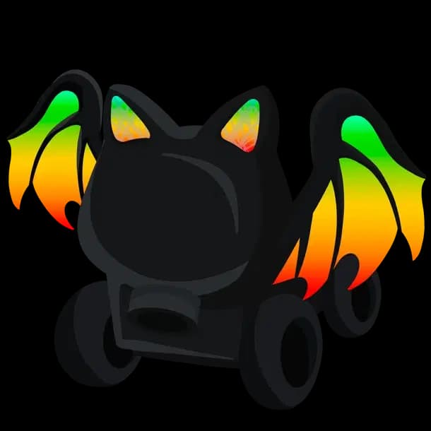 Bat Face Roller Skates