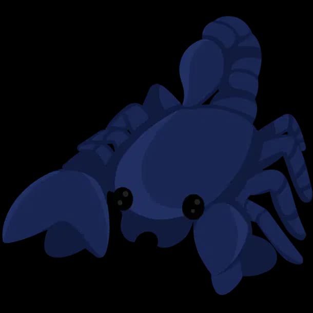Halloween Blue Scorpion