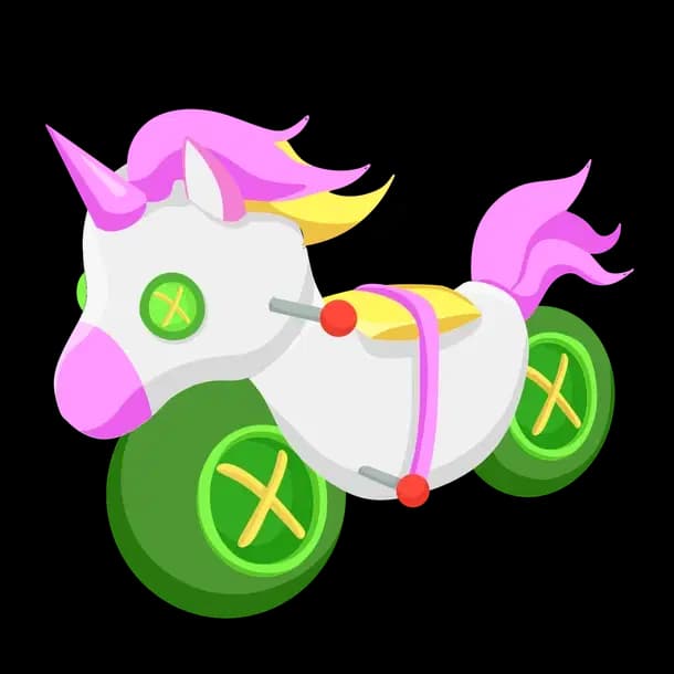 Unicorn Zombie Ponycycle
