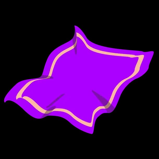 Rainbow Trail Magic Carpet