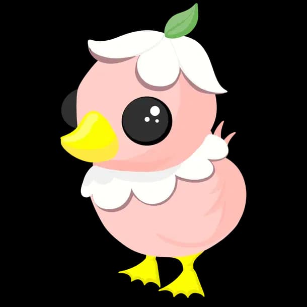 Flower Power Duckling