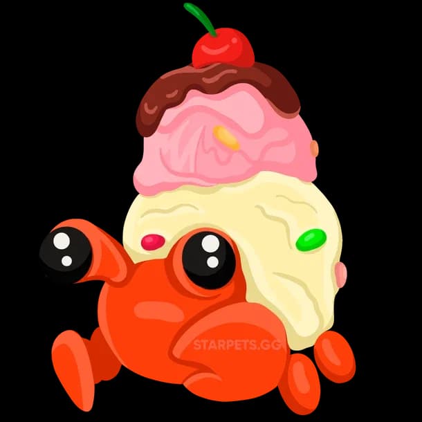 Ice Cream Hermit Crab
