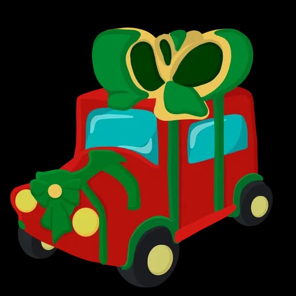 Festive Deliveries Present Truck