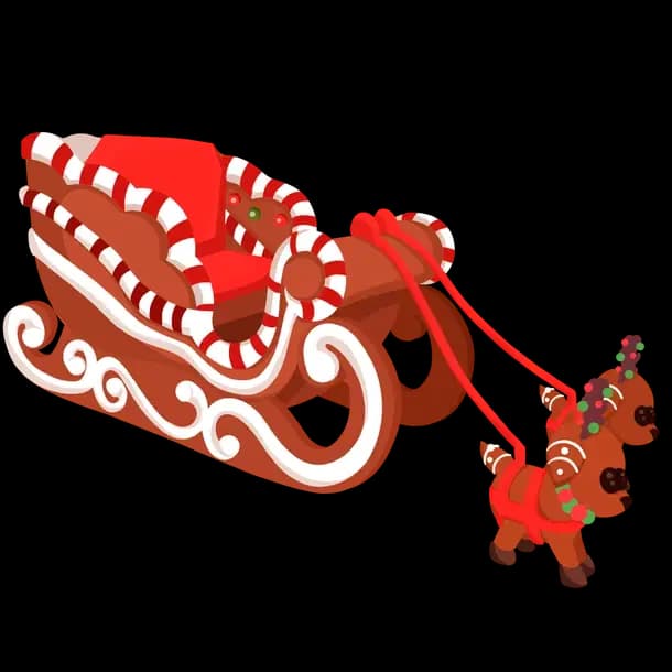 Gingerbread Sleigh