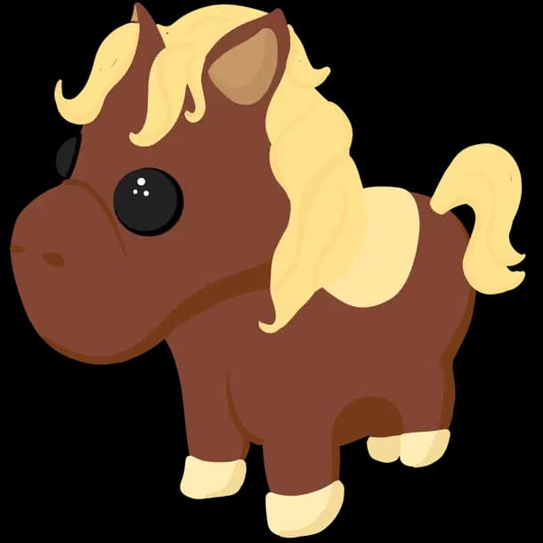 Shetland Pony Dark Brown