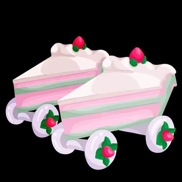 Strawberry Shortcake Skates