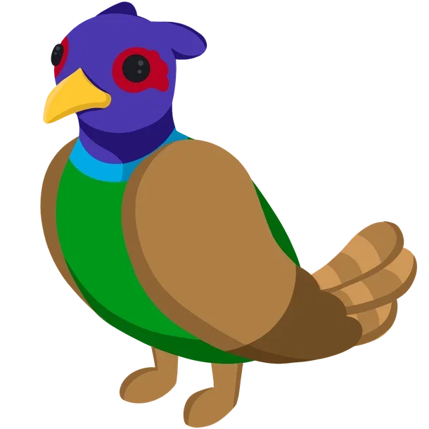 Green-Chested Pheasant
