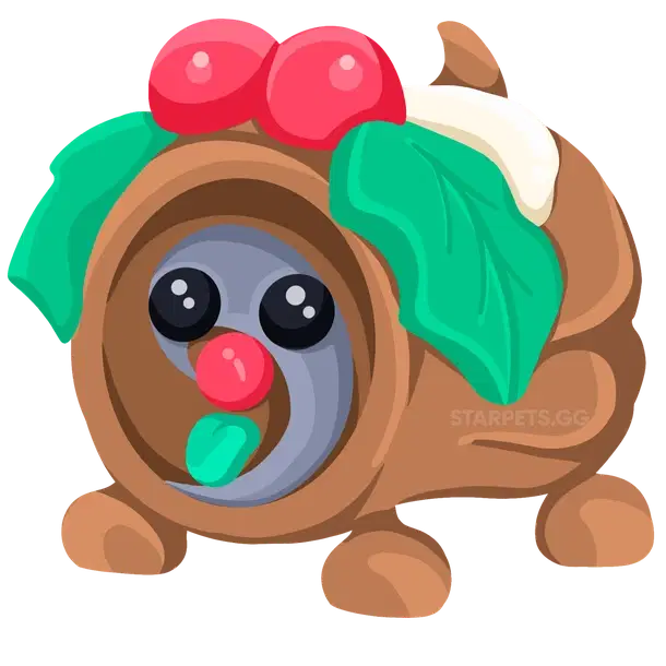 Yule Log Dog