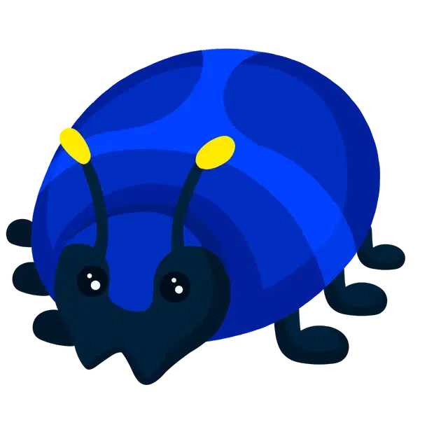 Giant Blue Scarab