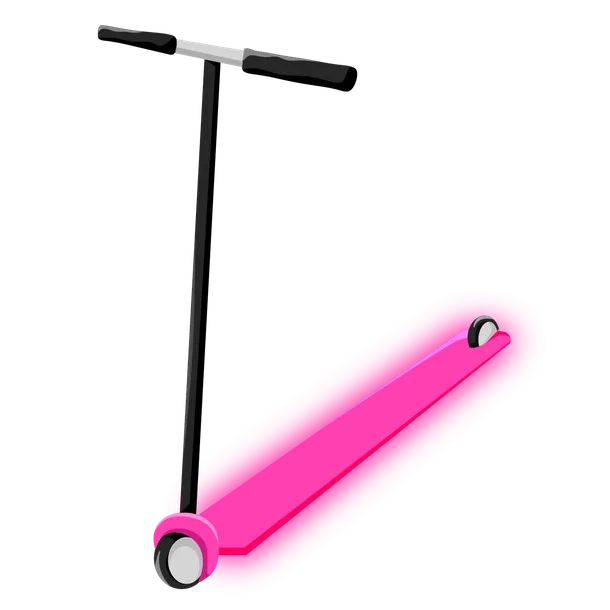 Neon Pink Scooter