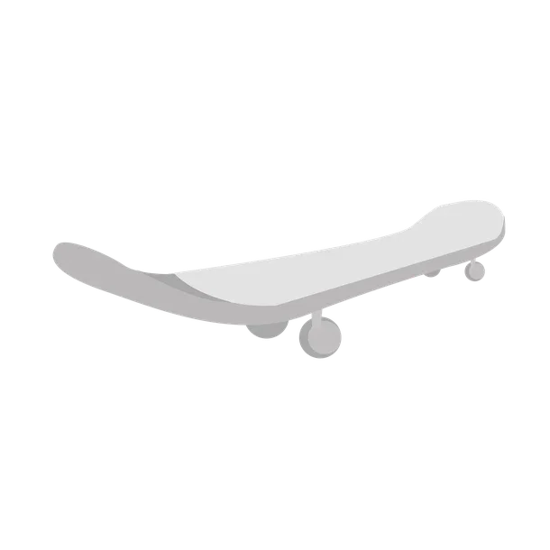 Neon White Skateboard