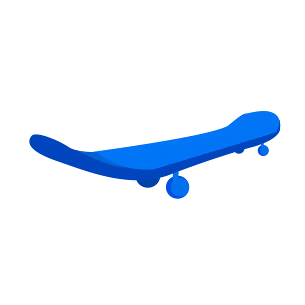 Blue Skateboard