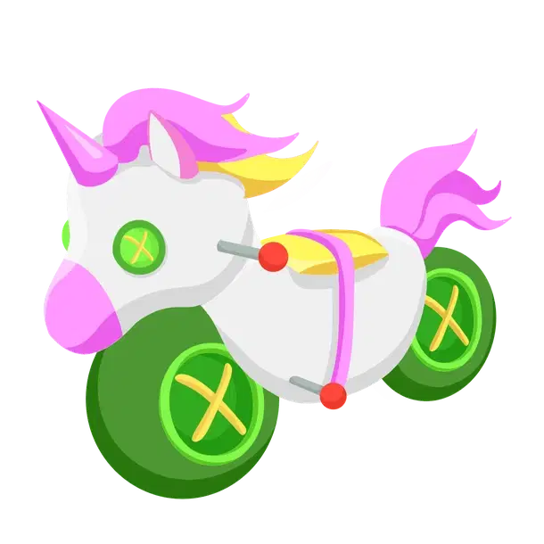 Unicorn Zombie Ponycycle