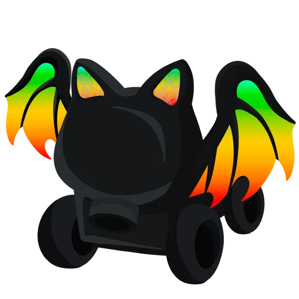 Bat Face Roller Skates
