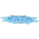 Snowflake Frisbee