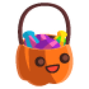 Trick or Treat Basket Sticker