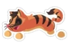 Jumping Banded Palm Civet Sticker