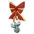 Sleigh Bell Throw Toy