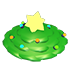 Festive Tree Throwing Disc