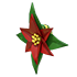 Poinsettia Leash