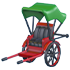 Lunar New Year Rickshaw Stroller