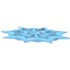 Snowflake Flying Disc