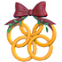 Golden Rings Flying Disc